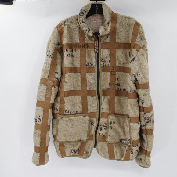 Kapital Other - Kapital Jacket Mens XL 4 Fleece Prisoner Craft Tattersall Zip Long Sleeve
